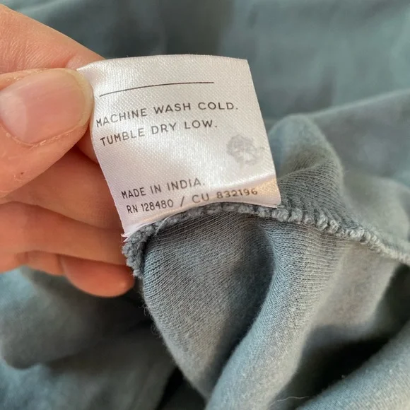 Pact Airplane Tank Dress Hooded Sage Green Pockets Organic Cotton Athleisure - Picture 14 of 14